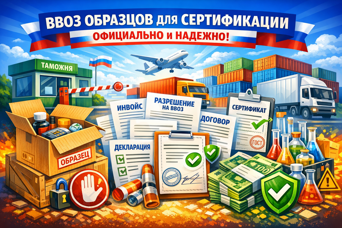 Ввоз образцов для сертификации