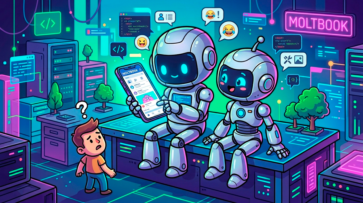 Появилась соцсеть только для AI