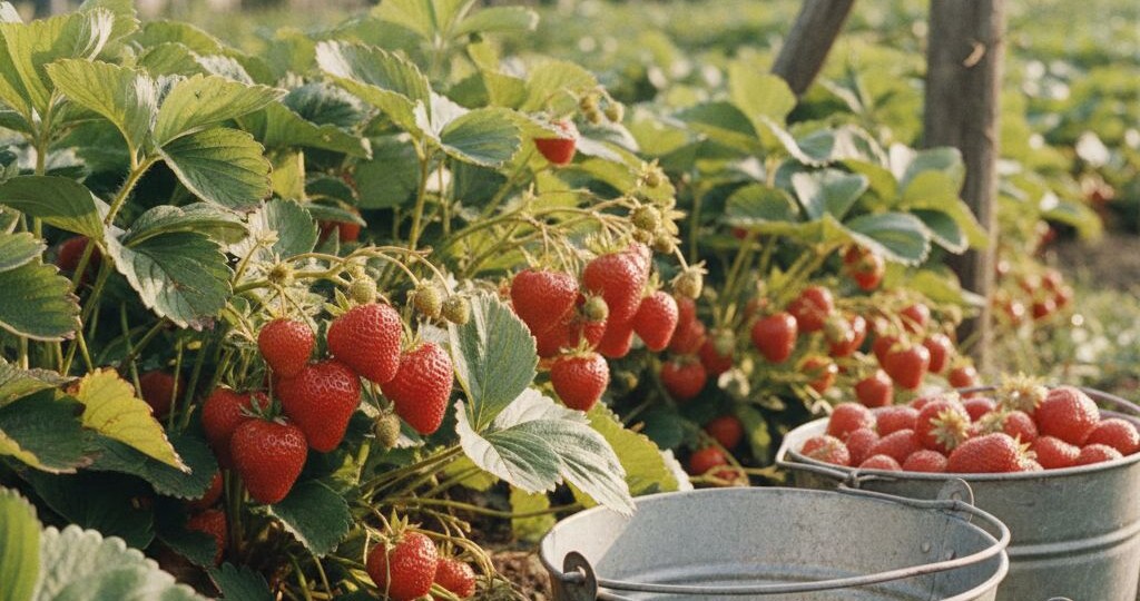 Все 3 подкормки клубники весной для большого урожая сладкой ягоды.