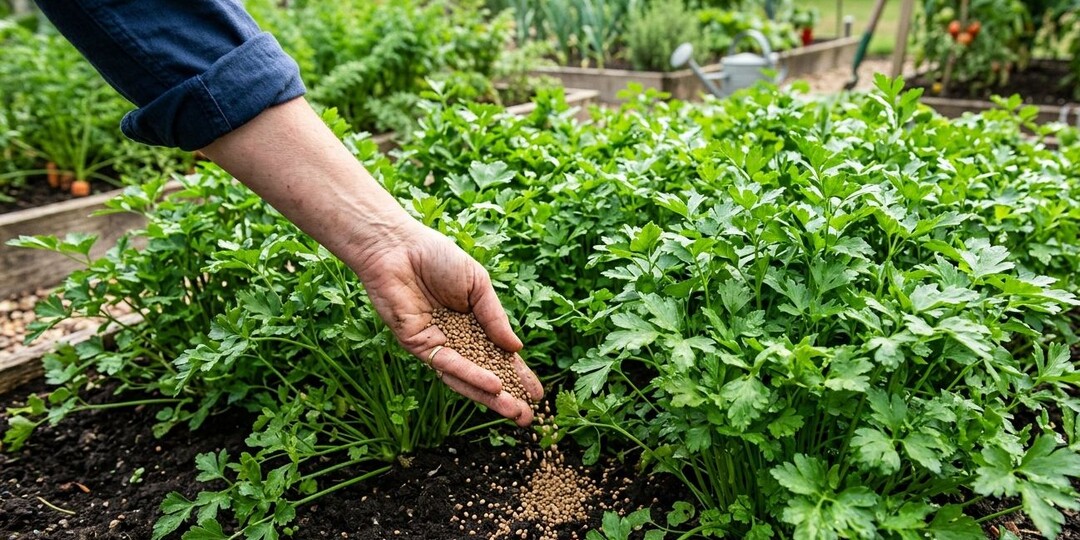 Петрушки будет валом, посадите так весной и подкормите специальной подкормкой!