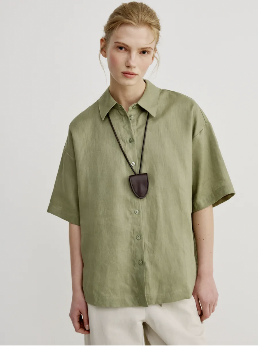 РУБАШКА ИЗО ЛЬНА С WILDBERRIES