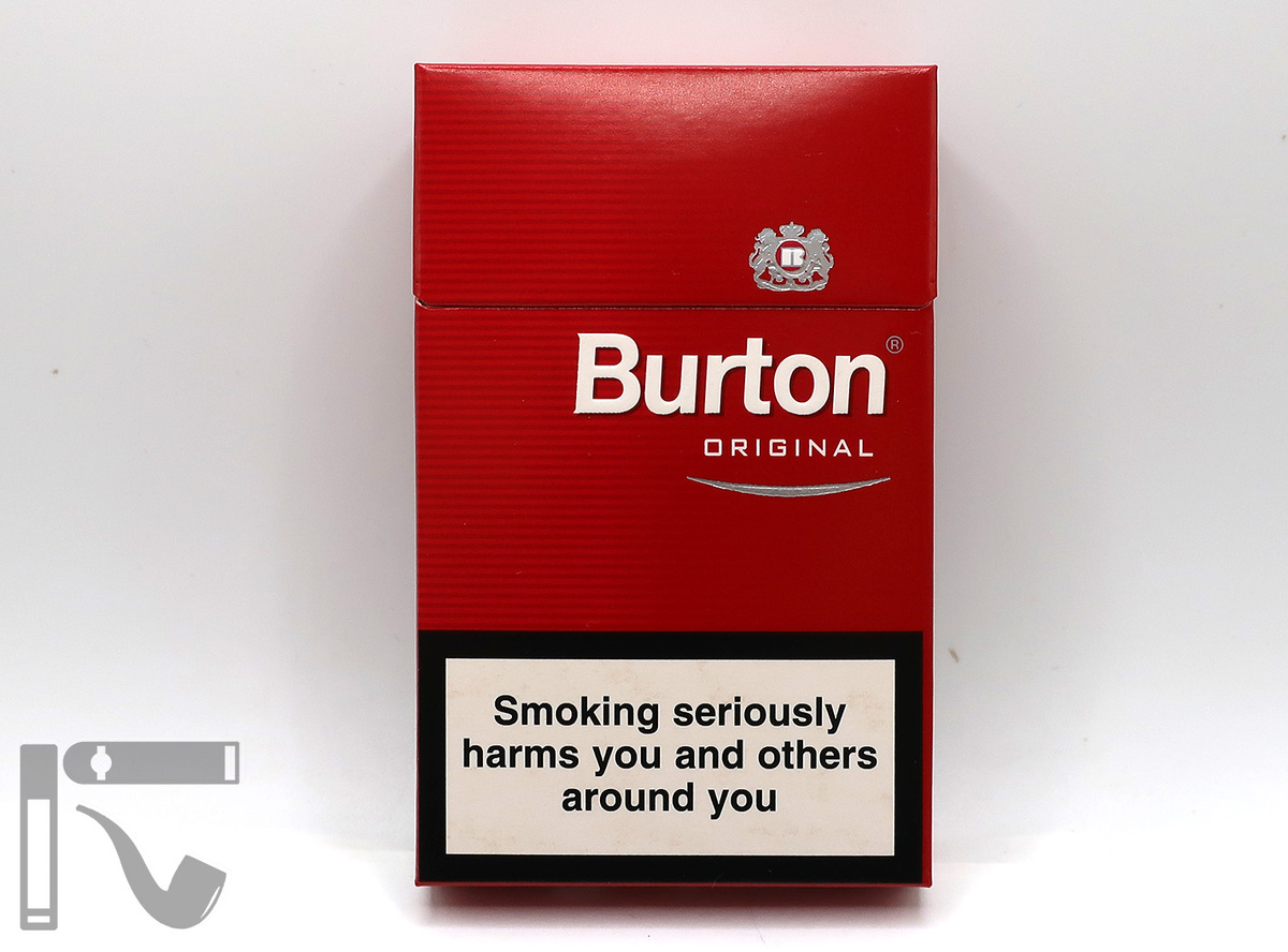 Сигареты Burton Original. Фото: © канал "Уголок Курильщика"
