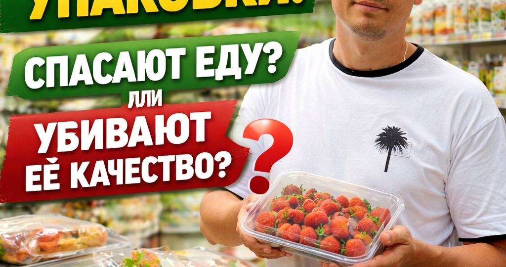 Пластиковые упаковки спасают еду или убивают её качество?