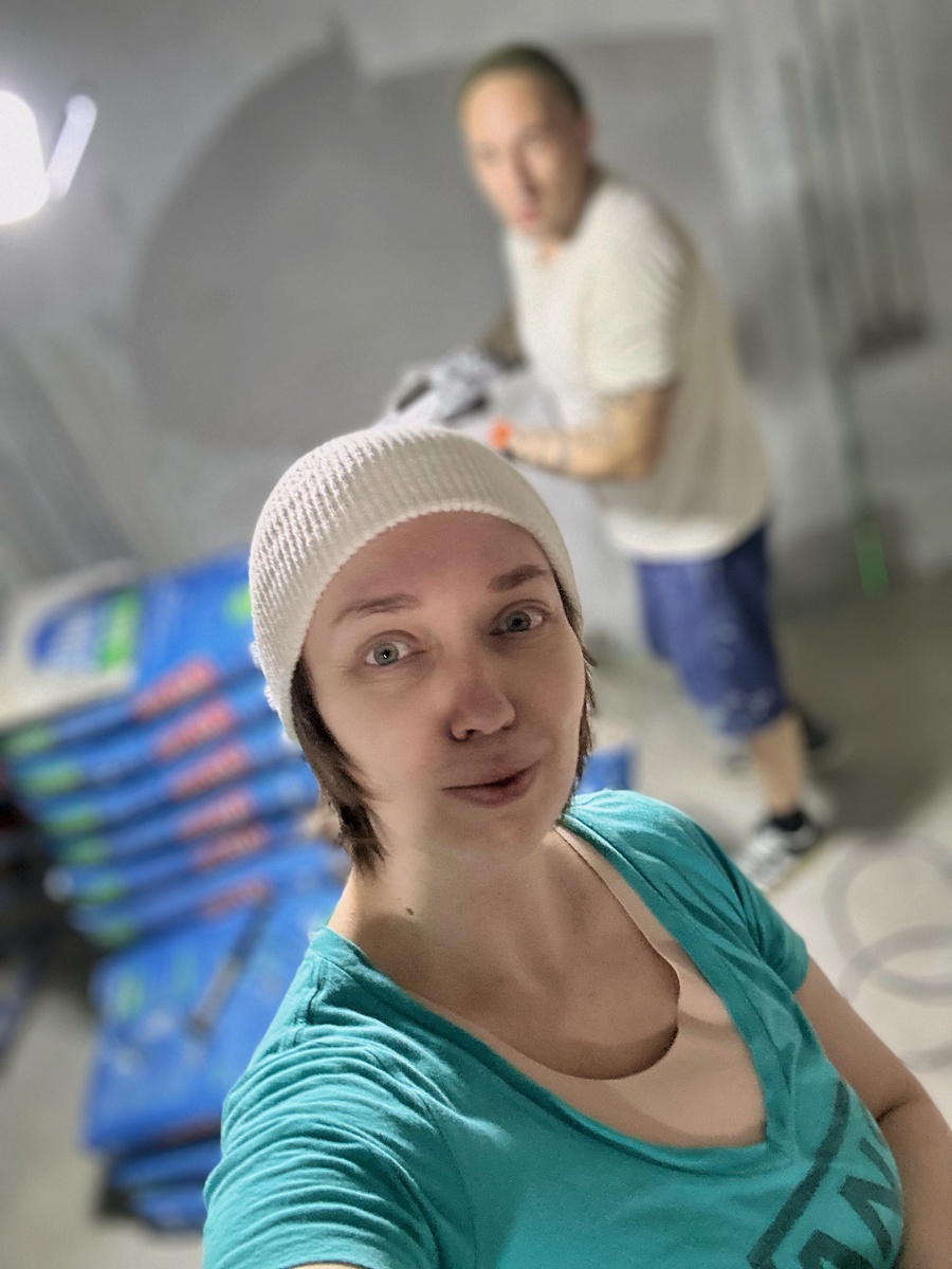 Наш выходной с мужем))