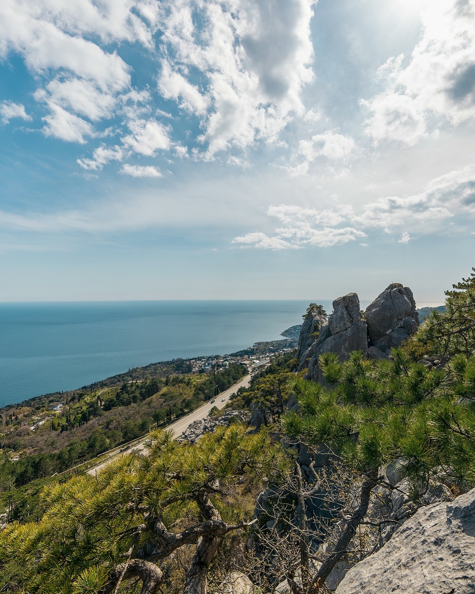 Панорамный вид, экотропа Алупка-Исары