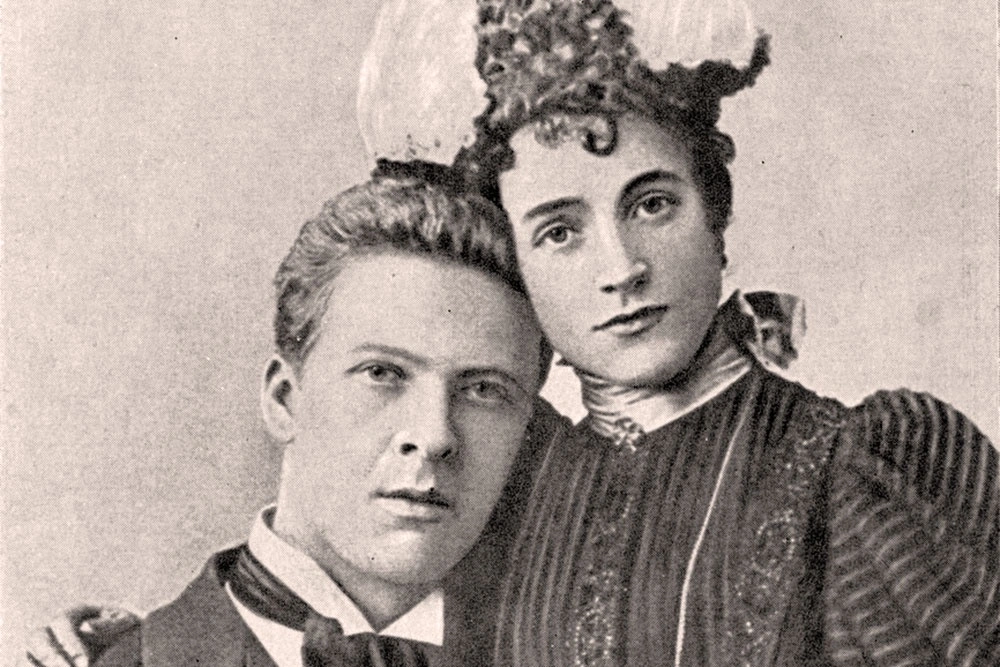 Шаляпин с женой Иолой 