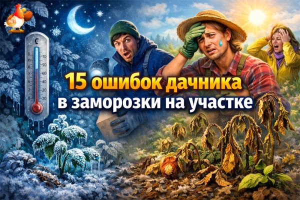 15 ошибок дачника при защите огорода от холода – как не угробить рассаду, нервы и надежду на урожай 🍅🥒🌶️🫑