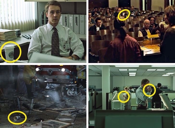 Starbucks в фильме "Бойцовский клуб"