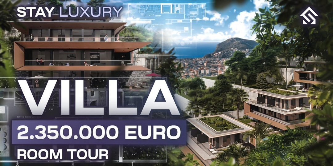 ❗️Эксклюзивное предложение — виллы 5+2 в комплексе в престижном районе Бекташ, Аланья, Турция 🇹🇷 с панорамным видом на Средиземное море