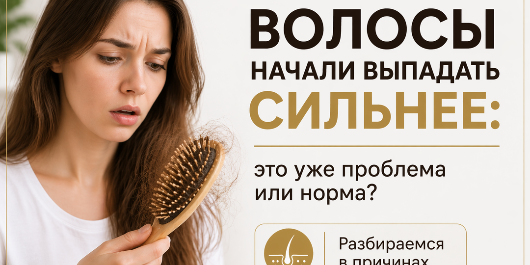 Волосы начали выпадать сильнее: это уже проблема или норма?
