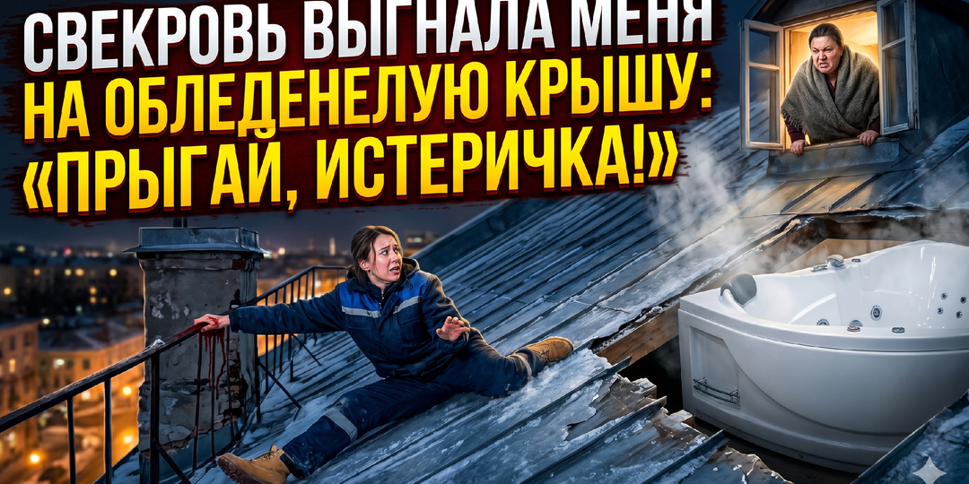 Свекровь выгнала меня на обледенелую крышу: «Прыгай, истеричка!» Вечером комиссия лишила её квартиры за перепланировку