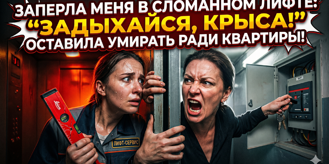 Золовка заперла меня в сломанном лифте: «Задыхайся, крыса!» Спасатели выставили ей гигантский счет за ущерб