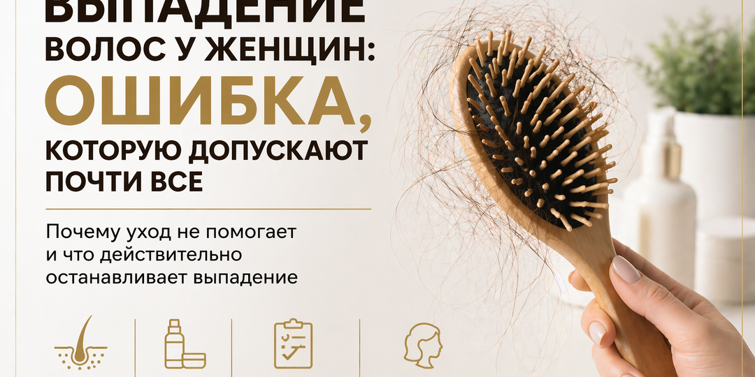 Выпадение волос у женщин: ошибка, которую допускают почти все