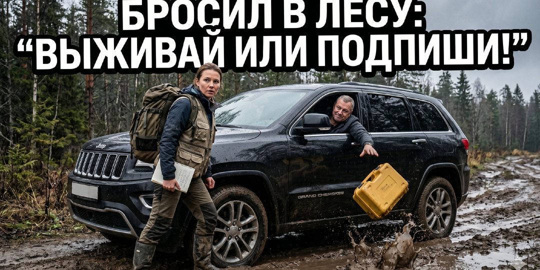 Свёкор бросил меня на топком болоте: «Выживай, природа!» Назавтра егеря навсегда конфисковали его дорогой джип