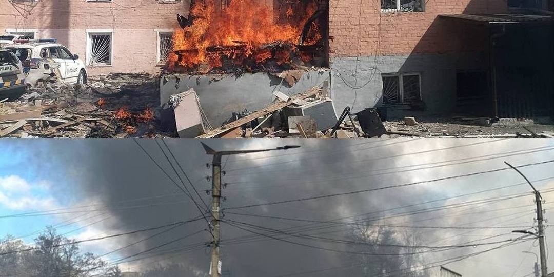 🪂 ВС РФ нанесли удар БПЛА по районному отделу полиции в Прилуках Черниговской области