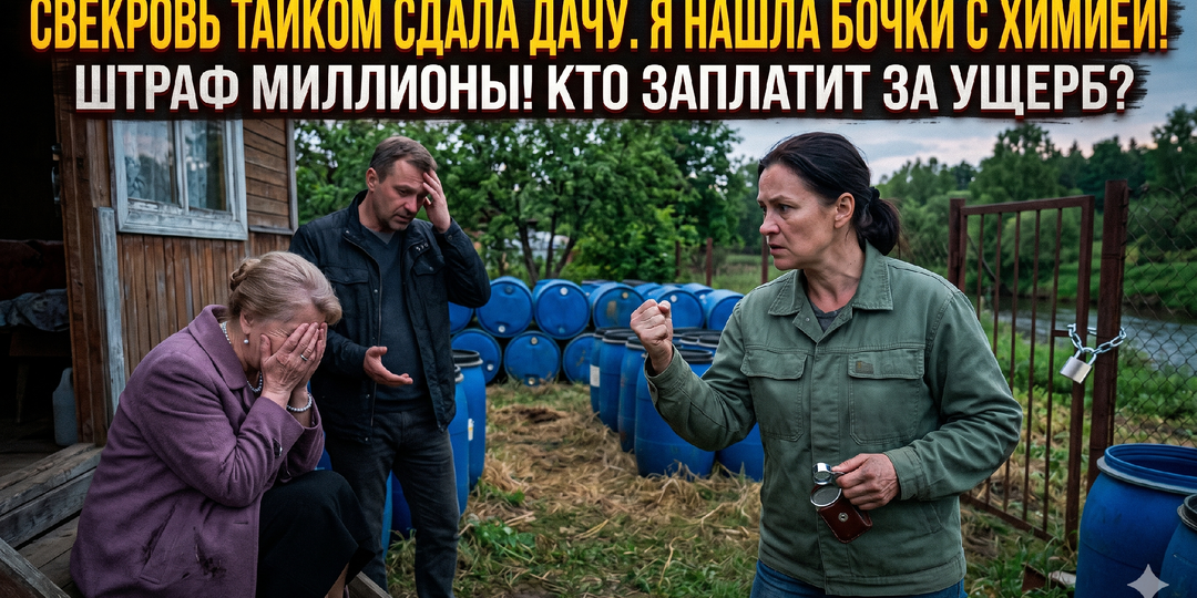 Свекровь тайком сдала мою дачу под склад. Внезапная проверка экологов обернулась для неё миллионной неустойкой