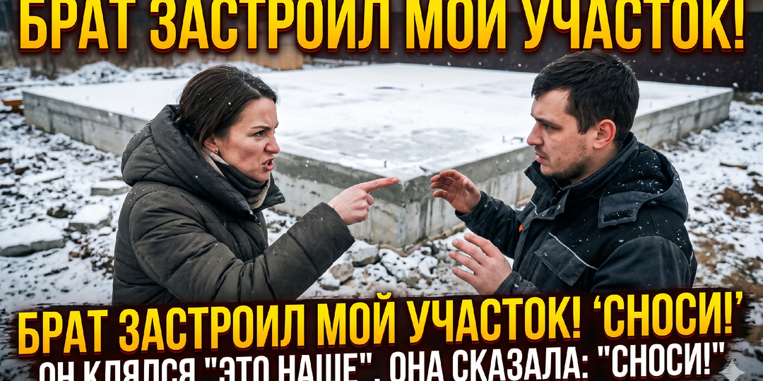 Брат мужа тайком застроил мой участок. Строгий суд обязал его снести весь фундамент за свой счет