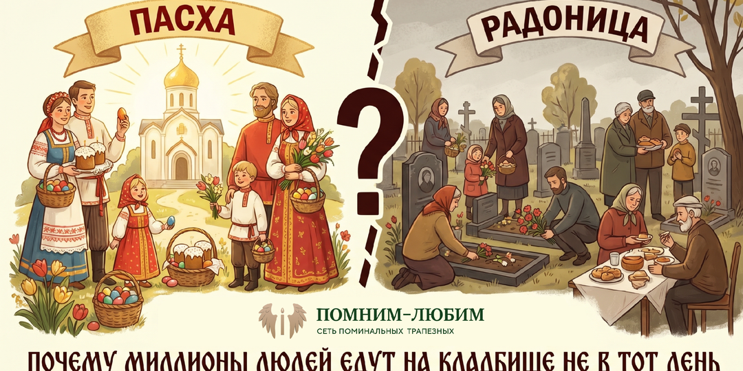 Пасха или Радоница: почему миллионы людей едут на кладбище не в тот день