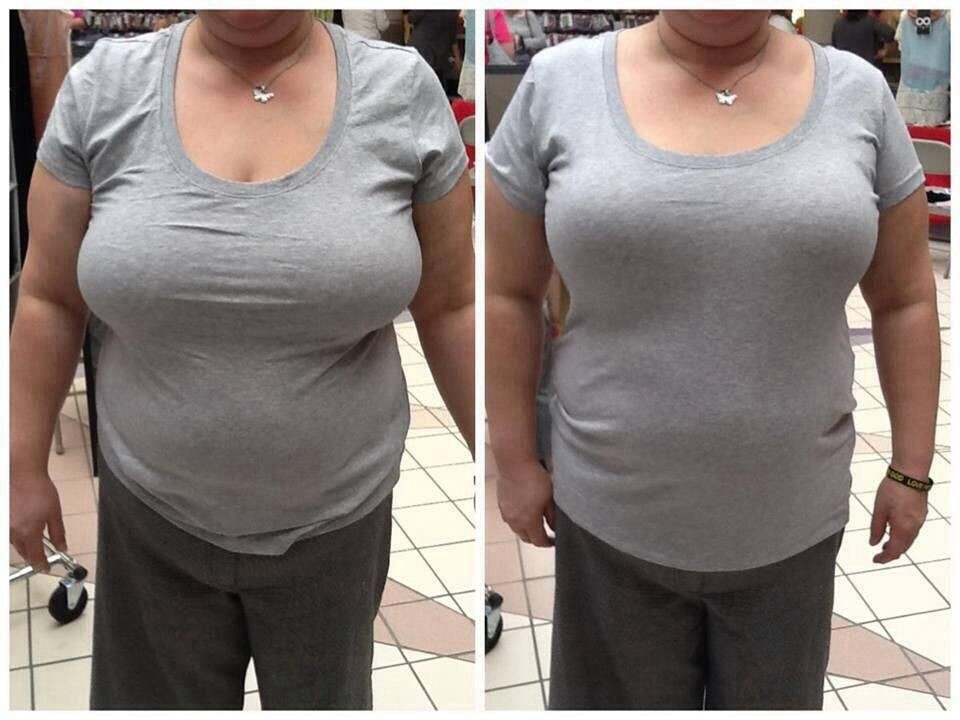 Одна и та же женщина. Одна и та же грудь. Разное белье. Разная посадка.