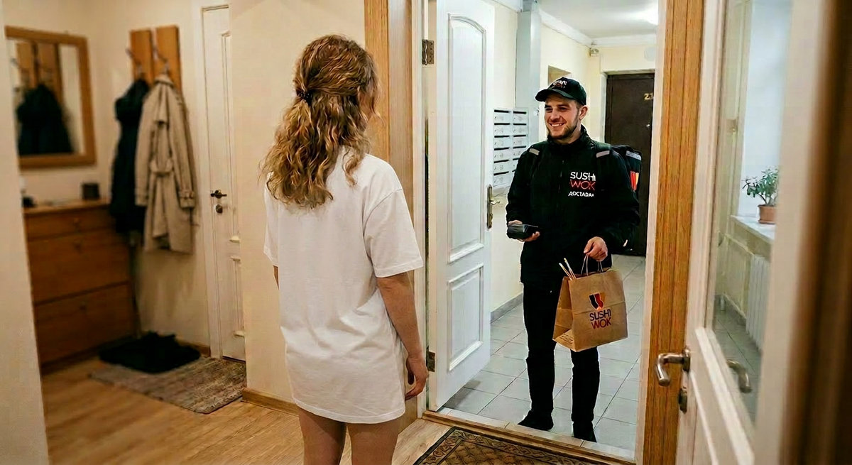 Флирт с курьером из доставки суши зашёл слишком далеко