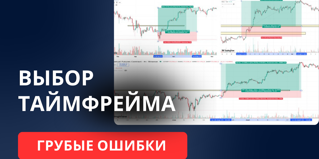 Грубые ошибки при выборе таймфрейма
