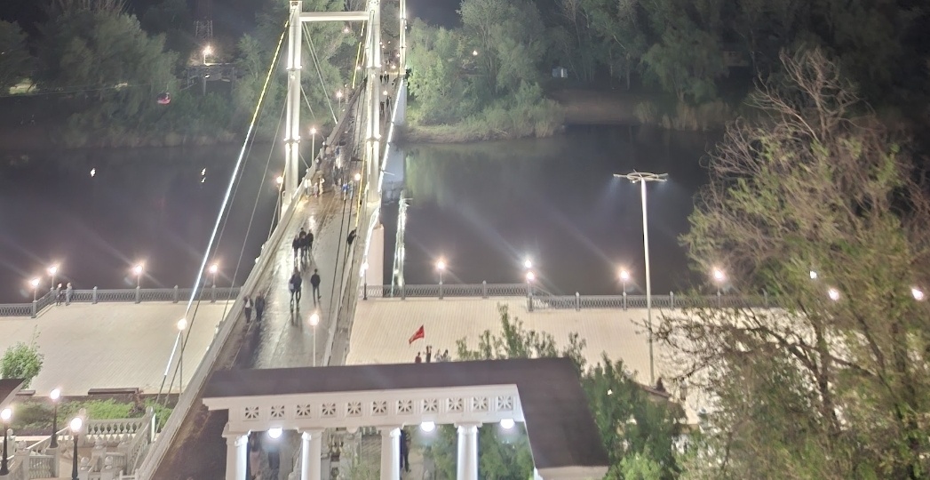 Пешеходный мост через Урал в Оренбурге после ремонта станет привлекательнее