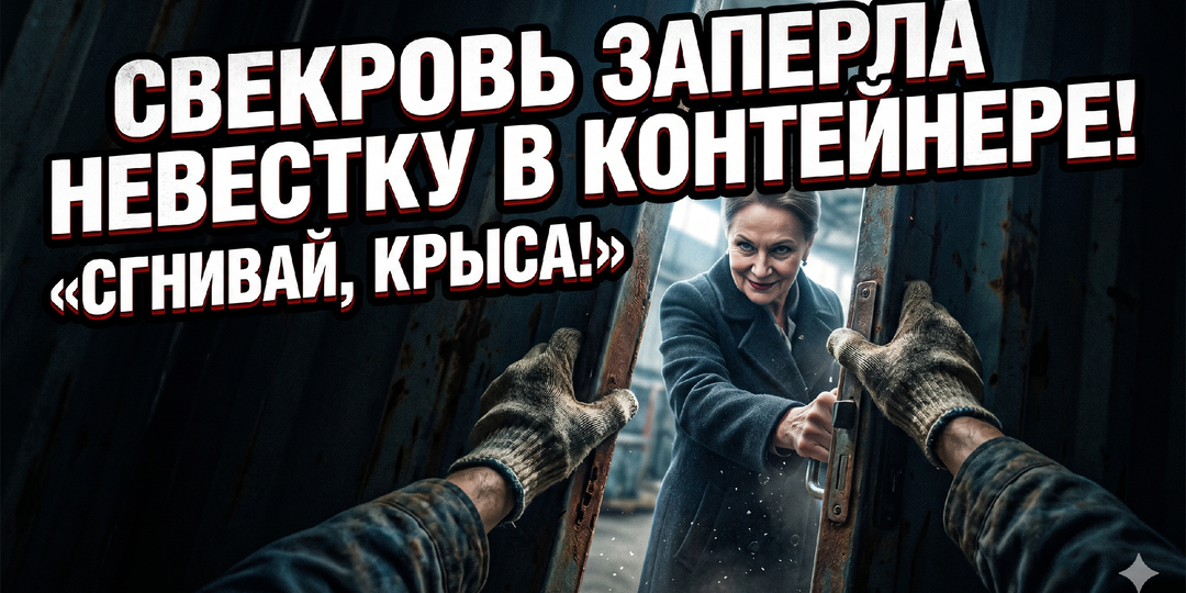 Свекровь заперла меня в грузовом контейнере: «Сгнивай, крыса!» Вечером таможня конфисковала весь её левый товар.