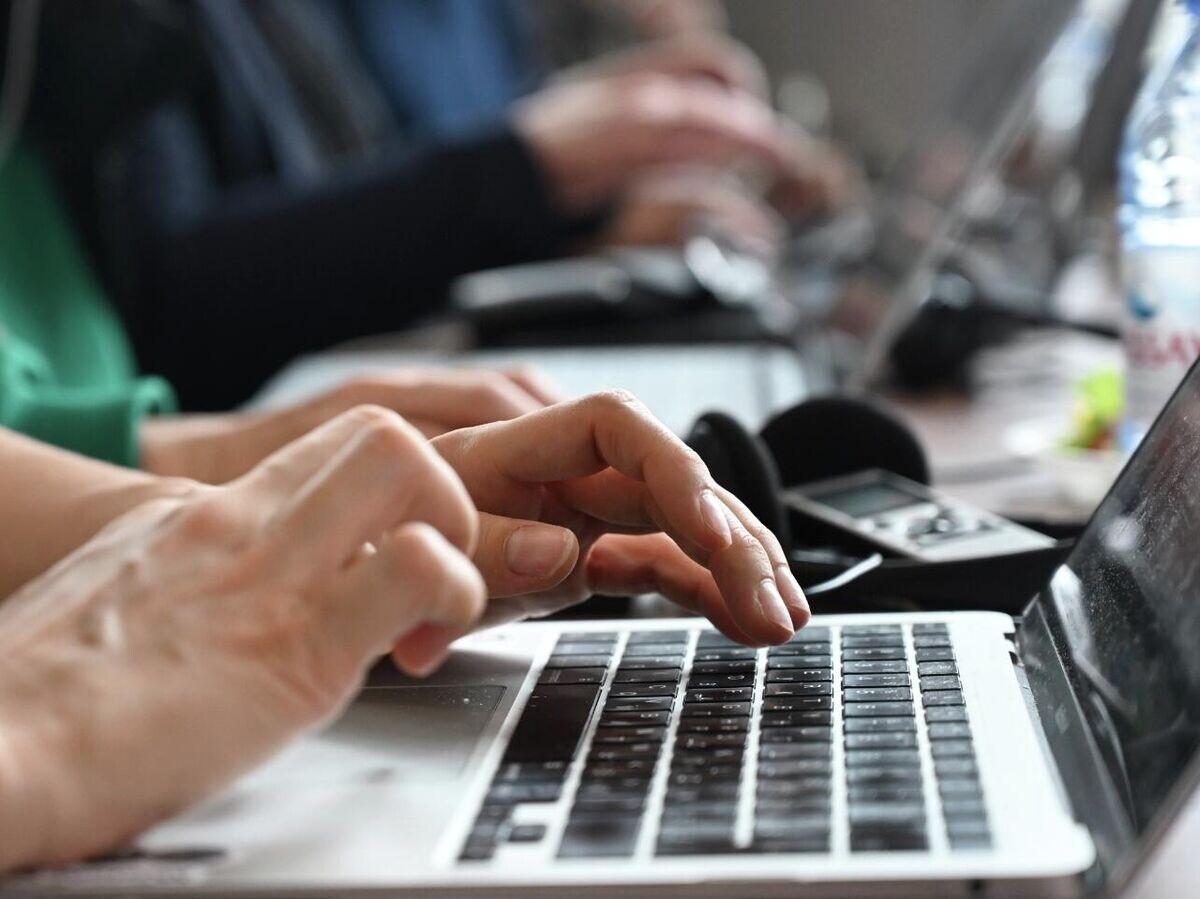    Работа за ноутбуком | © Sputnik / Санат Имангалиев