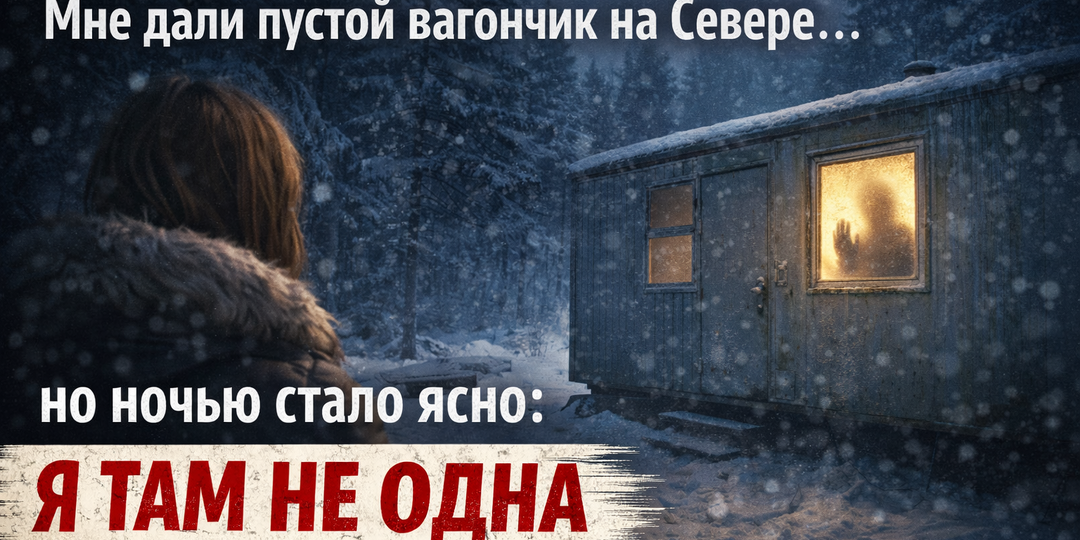 Мне дали пустой вагончик на Севере… но ночью стало ясно: я там не одна