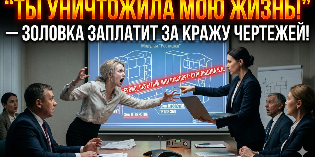 Золовка втихаря присвоила мои дизайнерские чертежи. Иск об авторских правах быстро сделал её банкротом