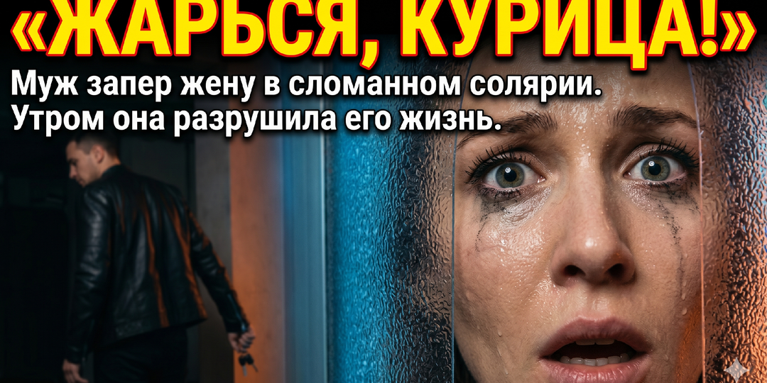 Муж запер меня в солярии: «Жарься, курица!» Утром Роспотребнадзор навсегда опечатал его салон красоты