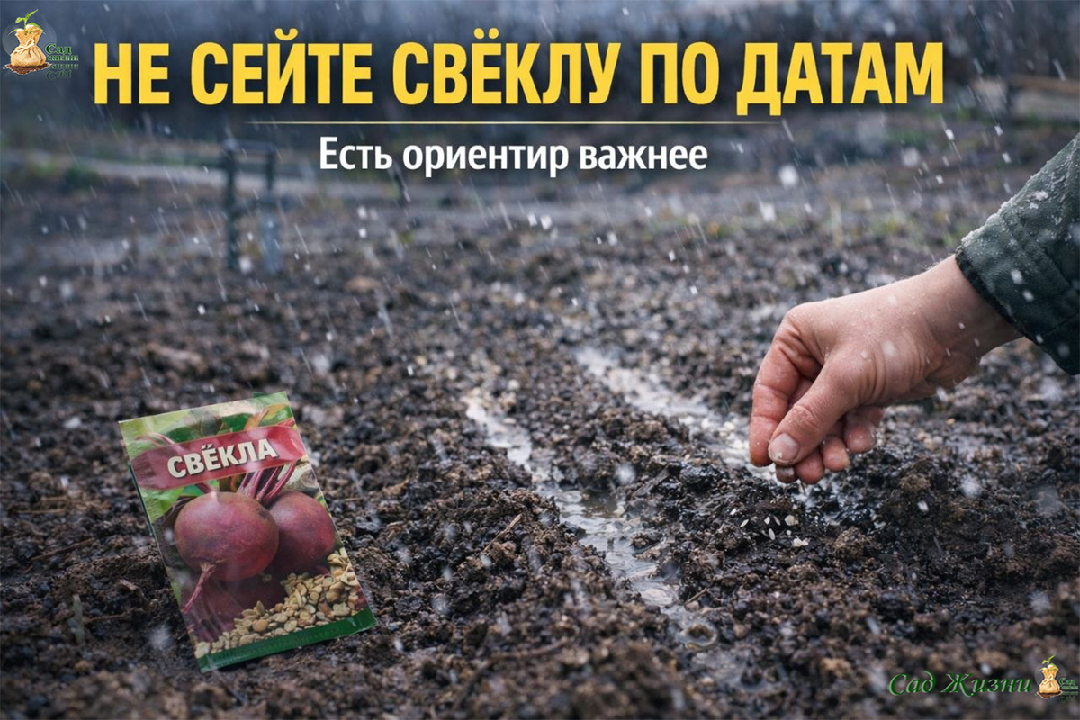 Когда сеять свёклу: почему календарные сроки не работают и что учитывать на практике