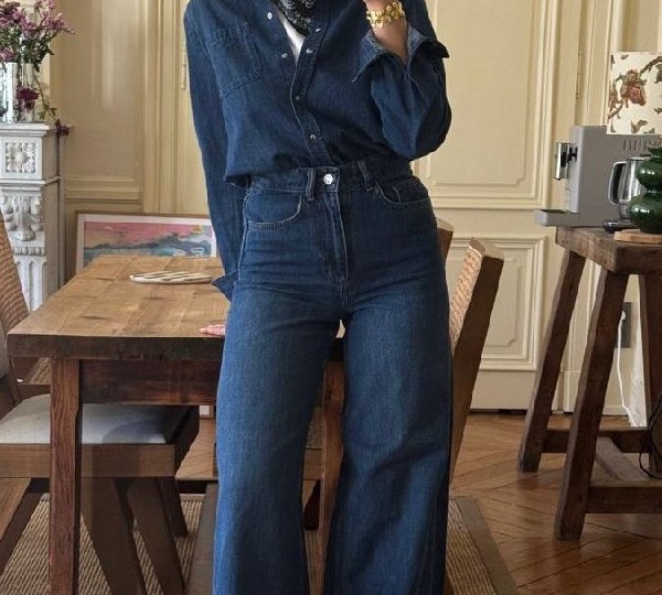 Денимовые тотал-луки возвращаются в моду