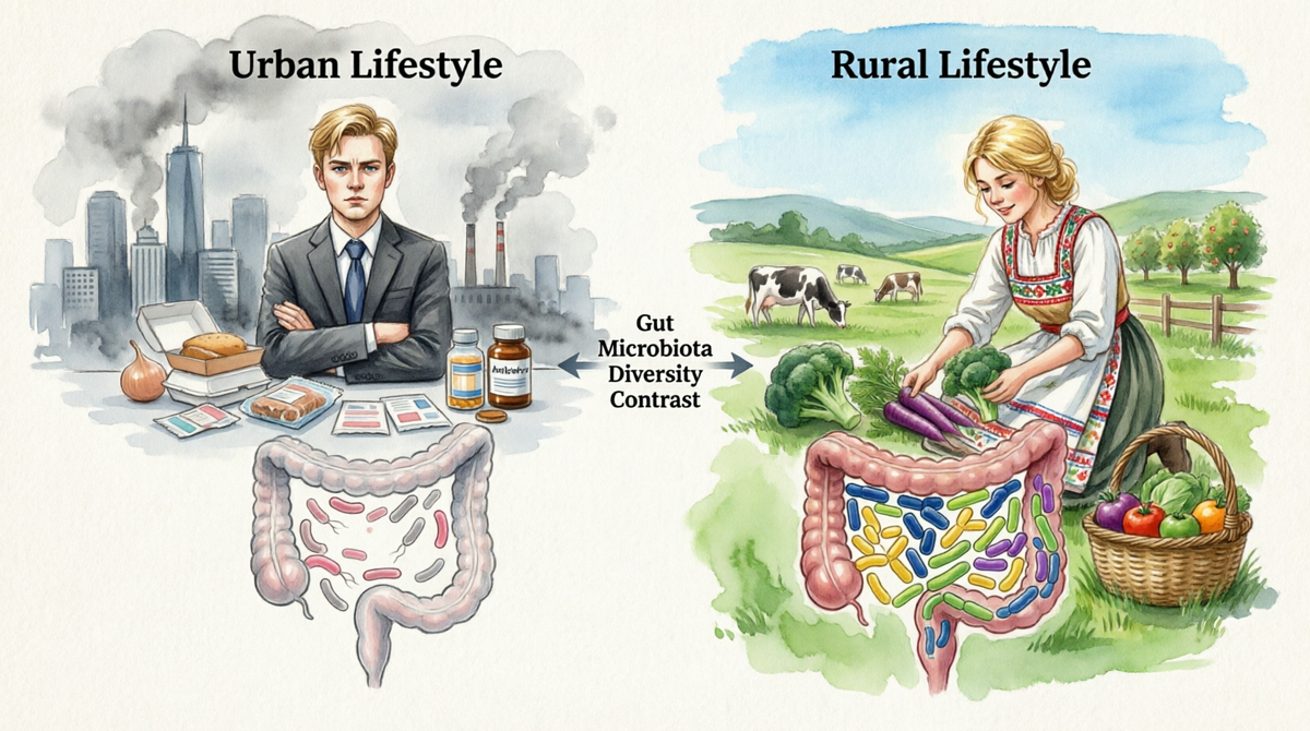городской vs деревенский образ жизни