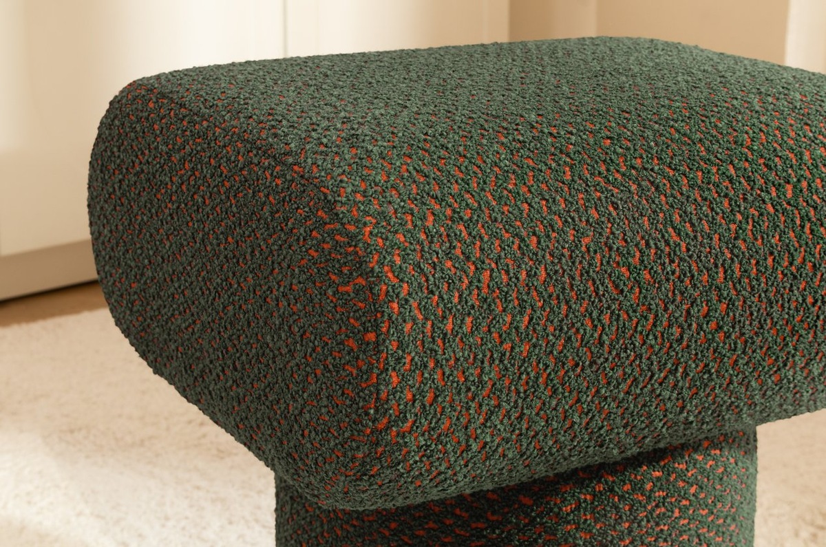 Пуф Плум Букле Зеленый