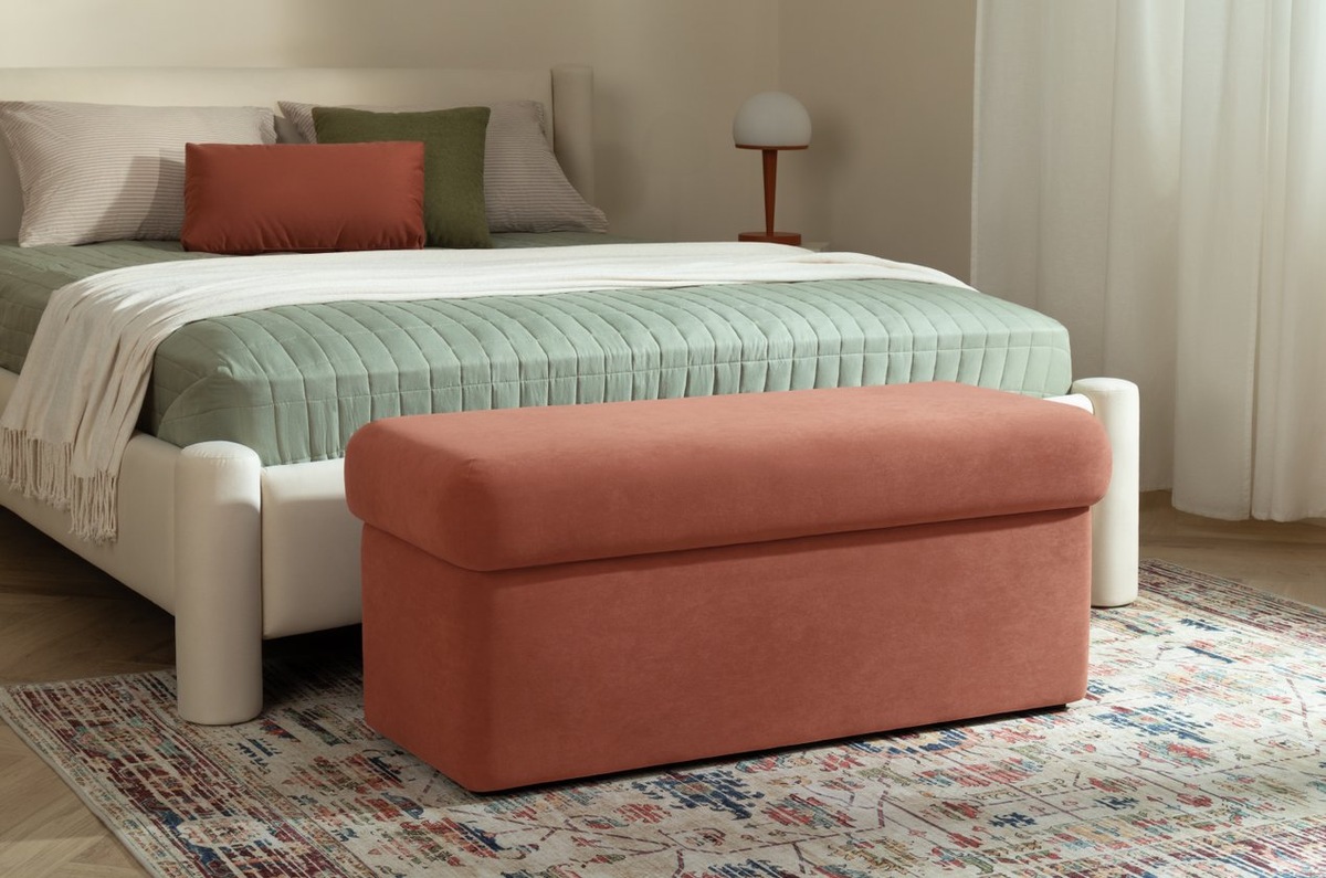 Банкетка Палси Велюр Терракотовый