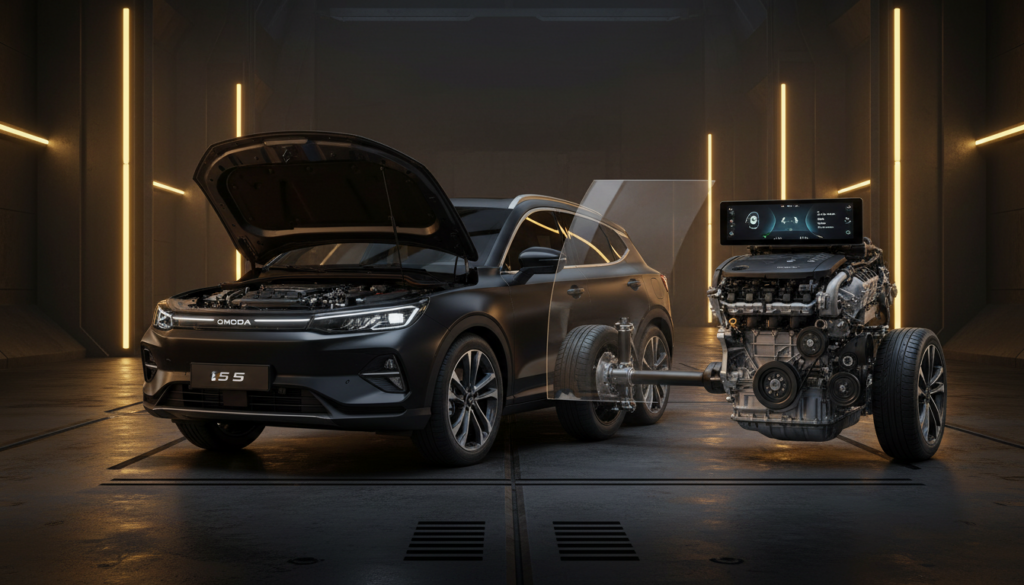    Omoda C5 AWD: цена, двигатель и коробка передач для СТО Effix Mall