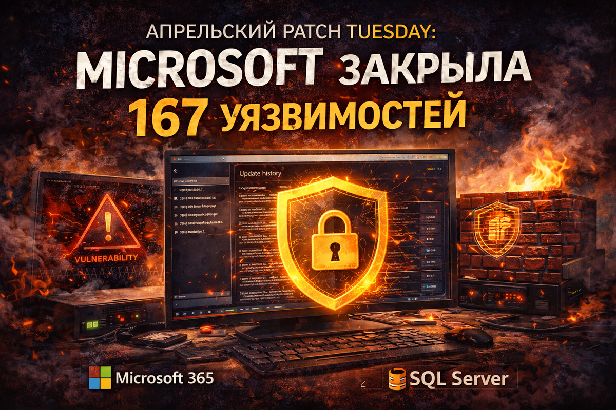 Апрельский Patch Tuesday: Microsoft закрыла 167 уязвимостей