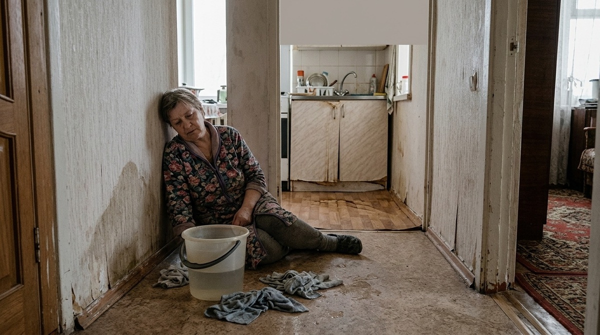 Беспорядок оставленный квартирантами