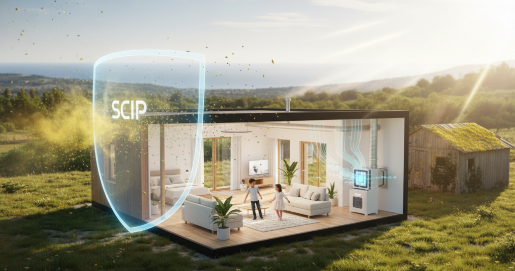 Гипоаллергенный дом: вентиляция SCIP против пыльцы и плесени