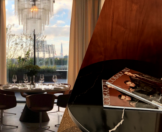 Собака.ru на обзорной террасе AGA (вид от Ростральных колонн до Лахта Центра!)