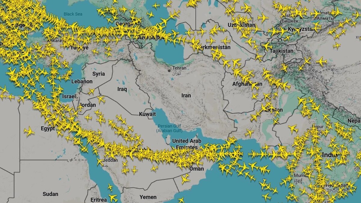    Полеты в Дубай   Flightradar24.com