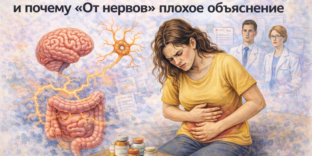 Как психосоматика влияет на кишечник и почему «От нервов» плохое объяснение