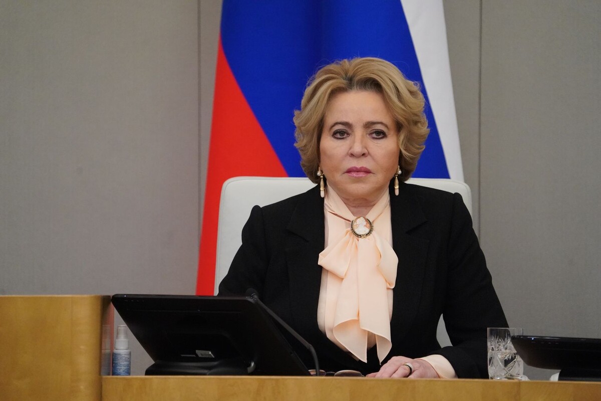    Председатель Совета Федерации РФ Валентина Матвиенко / Источник: © ИЗВЕСТИЯ/Павел Волков