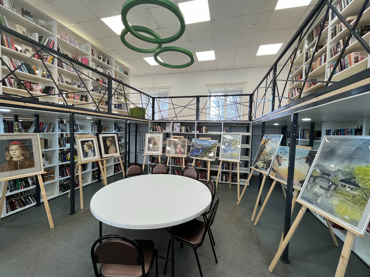 Наша выставка в библиотеке Бартенева (Липецк, ул. Ленина, 31)