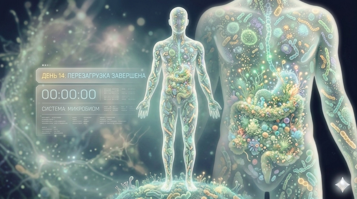 День 14: когда бактерии работают в унисон, вы чувствуете прилив энергии на клеточном уровне.