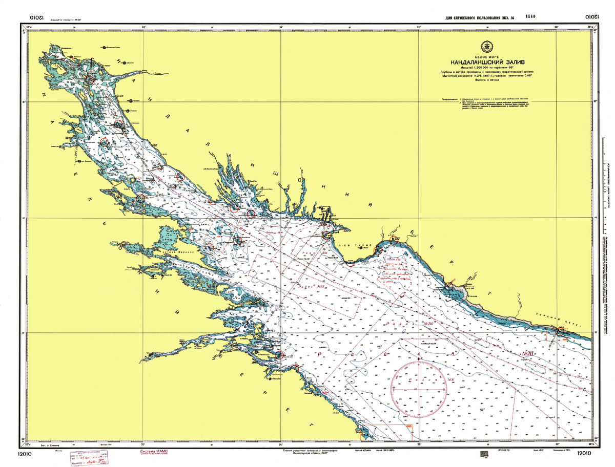 Лоция Кандалакшского залива. Ресурс: https://www.rspin.com/