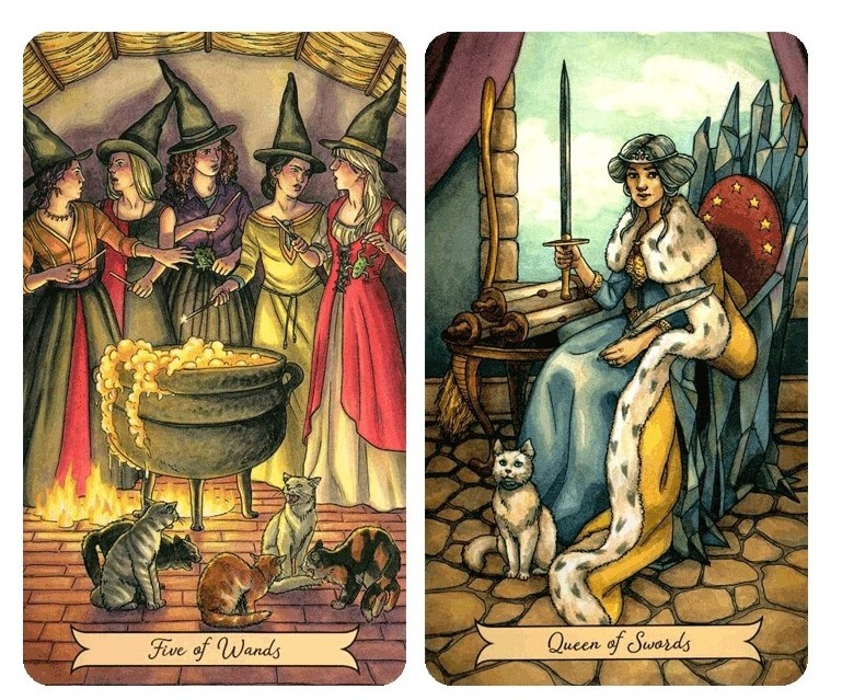 Расклад сделан на Таро Повседневной Ведьмы