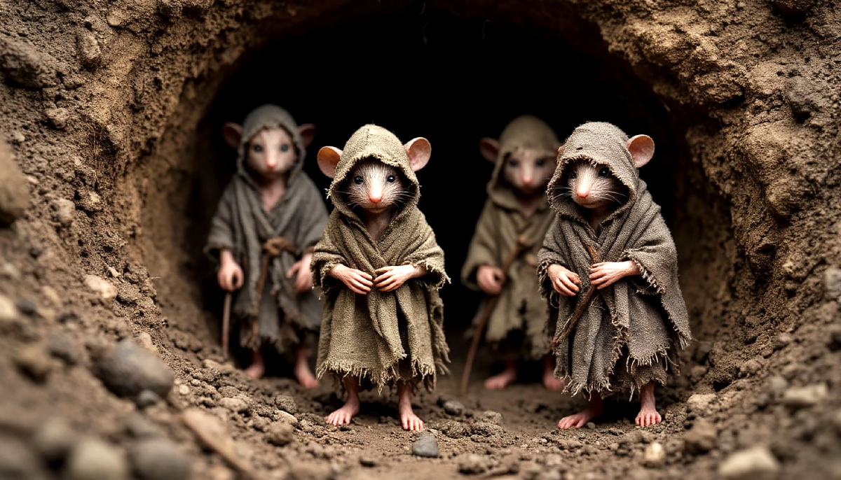 Рассказывали, что видели их в облике мышей.