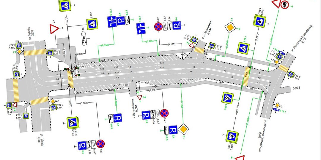 В Жуковском обновляют организацию дорожного движения, в основном это касается знаков и разметок, но есть и платные парковки